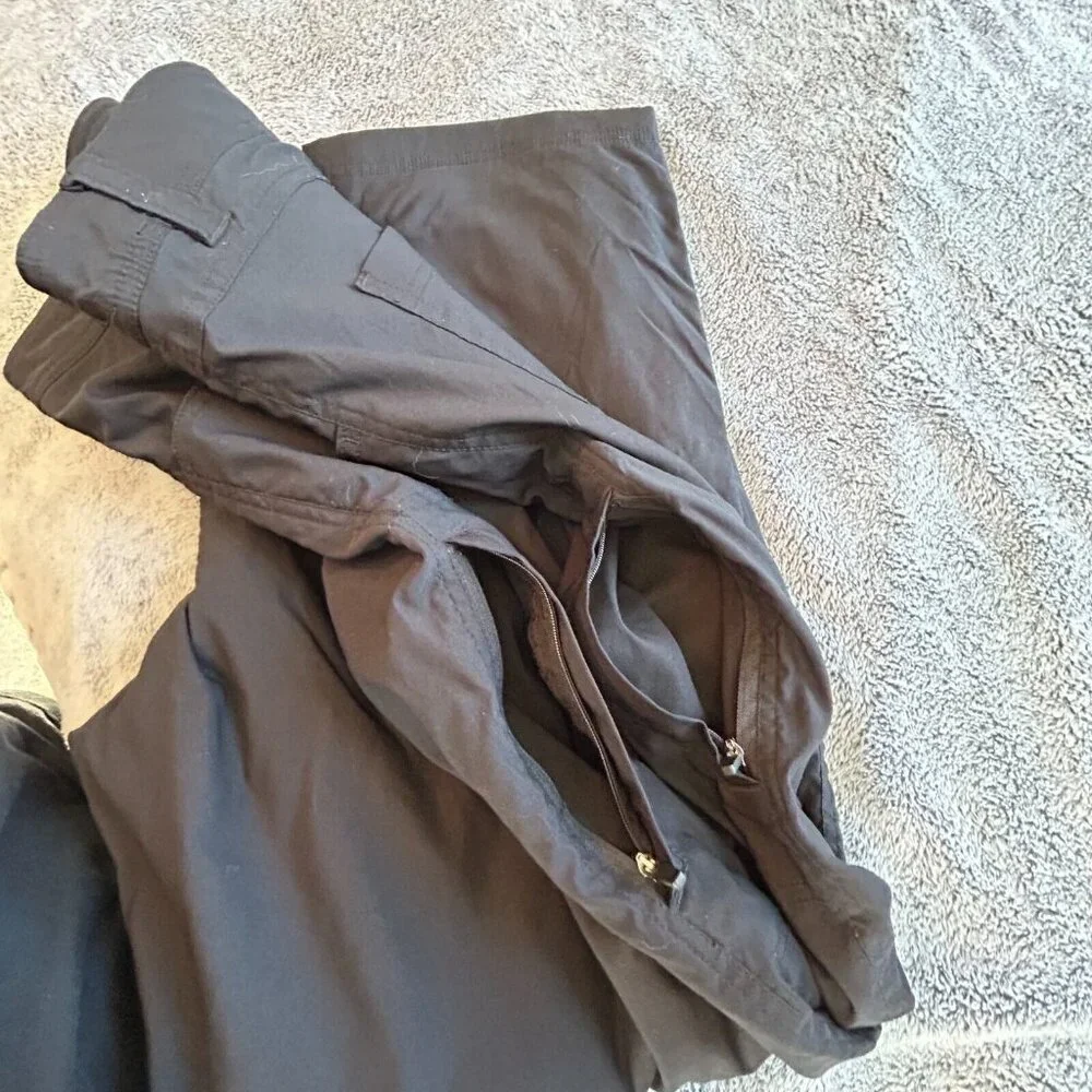 Eddie Bauer Mens Pants Size‎ 40x30 Black Fleece Lined Gorecore Outdoors 17014x